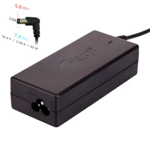 Carregador p/ Portátil HP / Compaq - 18.5V 3.5A 65W [7.4 * 5.0 mm + pino]