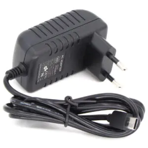 Fonte de alimentação 2.5A micro-USB Raspberry Pi - preto (sem caixa)