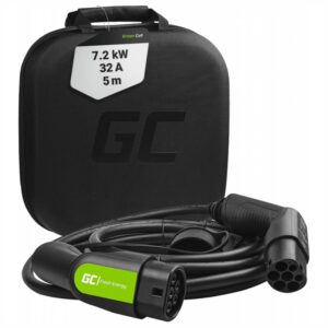 Cabo de Carregamento P/ Automóveis Elétricos EV Tipo2/Tipo2 7.2kW 5m