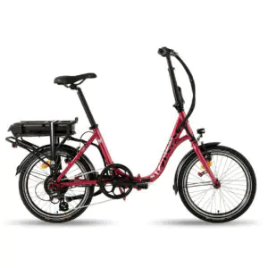 Bicicleta Elétrica e-bike dobrável NEOMOUV PLIMOA 13Ah 250W 36V - vermelho