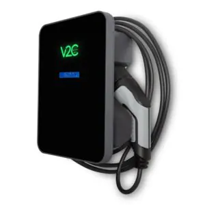 Carregador Wallbox P/ Carros elétricos 7.4kW monofásico Cabo Tipo2 5m Wifi TRYDAN V2C