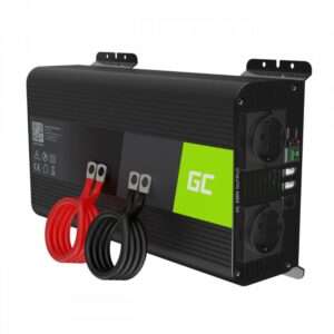 Inversor 12V-230V USB 1000W PRO Onda Pura GREEN CELL