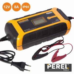 CARREGADOR DE BATERIAS CHUMBO 12V 8A IP65 PEREL