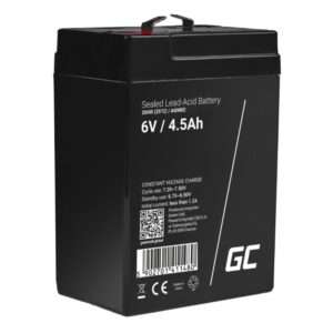 Bateria Chumbo Gel AGM 6V 4.5Ah GREEN CELL