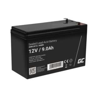 Bateria Chumbo Gel AGM 12V 9Ah GREEN CELL