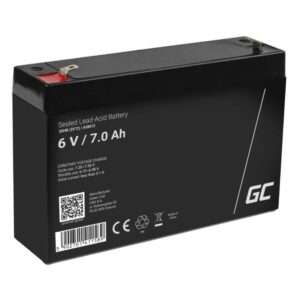 Bateria Chumbo Gel AGM 6V 7Ah GREEN CELL