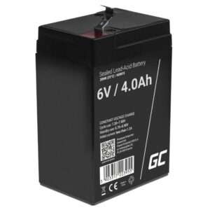 Bateria Chumbo Gel AGM 6V 4A GREEN CELL