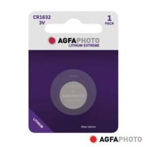 Pilha Lithium Botão CR1632 3V 1x Blister AGFAPHOTO