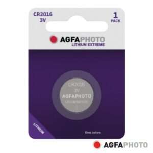 Pilha Lithium Botão CR2016 3V 1x Blister AGFAPHOTO