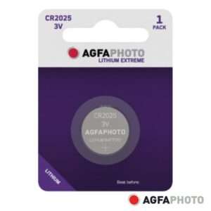 Pilha Lithium Botão CR2025 3V 1x Blister AGFAPHOTO