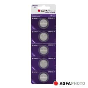 Pilha Lithium Botão CR2032 3V 5x Blister AGFAPHOTO