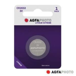 Pilha Lithium Botão CR2032 3V 1x Blister AGFAPHOTO