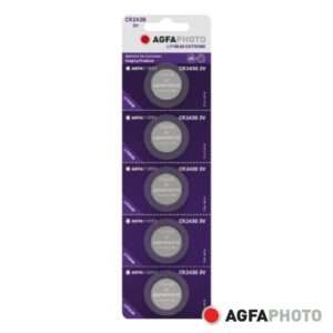 Pilha Lithium Botão CR2430 3V 5x Blister AGFAPHOTO