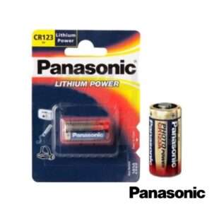 PILHA LITHIUM CR123A 3V 1300MA PANASONIC