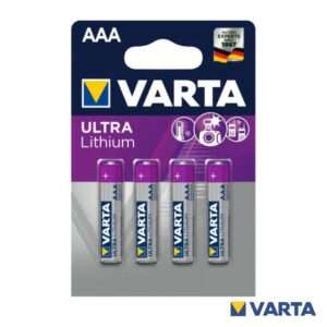 Pilha Lithium LR3/AAA 1.5V 4x Blister VARTA
