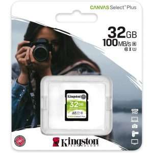 Cartão de memória SD 32GB Canvas Select Plus SDS2/32GB Kingston