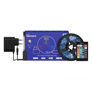 Kit Fita 150 LED 2835 RGB 5m 12V WIFI + Comando IP20 SONOFF