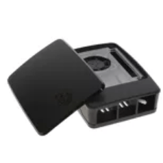 Caixa oficial Raspberry Pi 5 preto