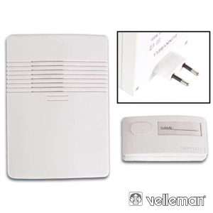 CAMPAINHA S/ FIOS C/ COMANDO 230V 3 TONS VELLEMAN