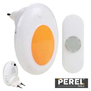 CAMPAINHA S/ FIOS C/ COMANDO 90-240V E LUZ ALERTA VELLEMAN