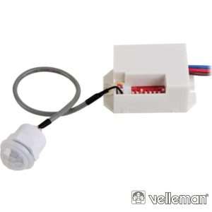 Detector De Movimentos Pir Mini P/ Encastrar VELLEMAN