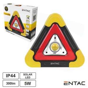 Luz Emergência LED Solar 5W 300lm IP44 ENTAC