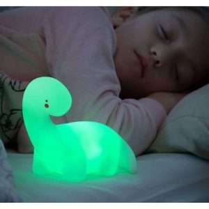 Luz De Presença LED Dinossauro Multicor