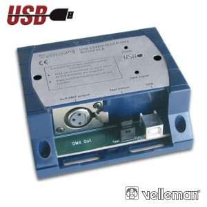 KIT CONTROLADOR DMX USB INTERFACE VELLEMAN