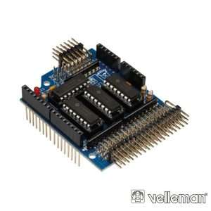 EXTENSÃO SHIELD C/ 24 ENTRADAS ANALÓGICAS P/ARDUINO VELLEMAN