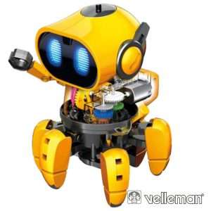 KIT ROBOT C/ 6 PERNAS TOBBIE 107 PEÇAS VELLEMAN