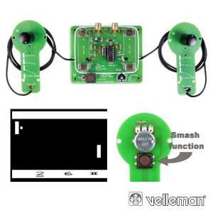 KIT JOGO TÉNIS P/ TV VELLEMAN