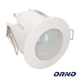Detector De Movimentos Pir P/ Encastrar Branco ORNO