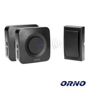Campainha Portátil C/ 2 Receptores 200m ORNO
