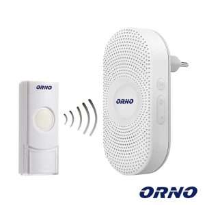 Campainha S/ Fios C/ 1 Receptor 300m ORNO
