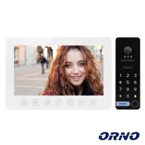 Vídeo Porteiro C/ Lcd 7" Cores LEDS Branco ORNO