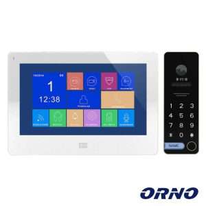 Vídeo Porteiro C/ Lcd 7" Cores LEDS Branco ORNO