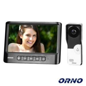 Vídeo Porteiro C/ Lcd 7" Cores LEDS IR Preto IMAGO ORNO