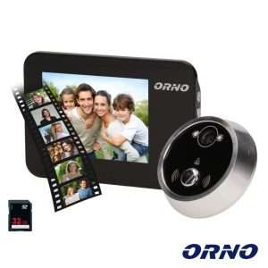 Vídeo Porteiro C/ LCD 3.5" Cores C/ Função Gravação VIRONE