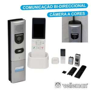 VÍDEO PORTEIRO S/ FIOS C/ TELECOMANDO