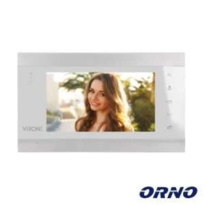 Monitor Adicional 7" P/ Vídeo Porteiro VDP-61 Branco ORNO