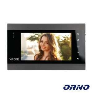 Monitor Adicional 7" P/ Vídeo Porteiro VDP-61 Preto ORNO
