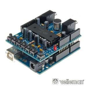 MÓDULO DE ÁUDIO P/ ARDUÍNO VELLEMAN