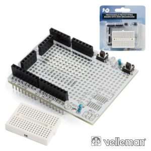 PLACA DE EXPERIMENTAÇÃO C/ MINI TESTE P/ ARDUINO VELLEMAN