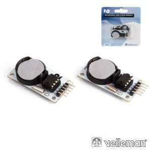 MÓDULO RELÓGIO TEMPO REAL C/ BATERIA CR2032 2X VELLEMAN