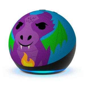 Amazon Echo Dot 5 Kids Dragão - Assistente virtual Alexa - Coluna Inteligente