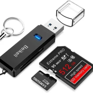 USB 3.0 Leitor cartões SD/microSD