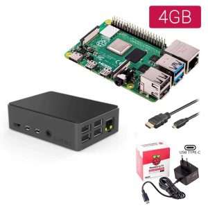 Raspberry Pi 4 4GB Flirc Kit Black