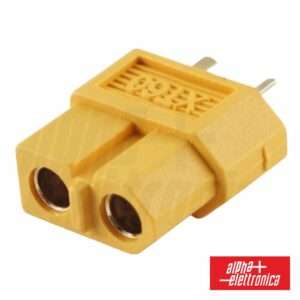 Conector XT60 F?mea P/ Bateria ALPHA