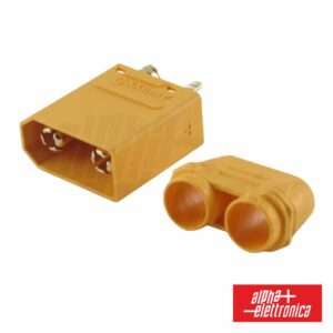 Ficha XT90 Macho P/ Bateria ALPHA