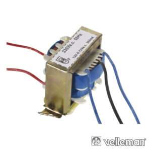 TRANSFORMADOR 7.2VA 2X12V VELLEMAN